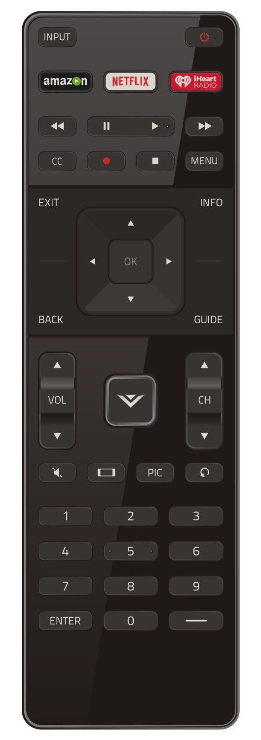 Smart HDTV Remote for LCD/LED 4K HDTVs
