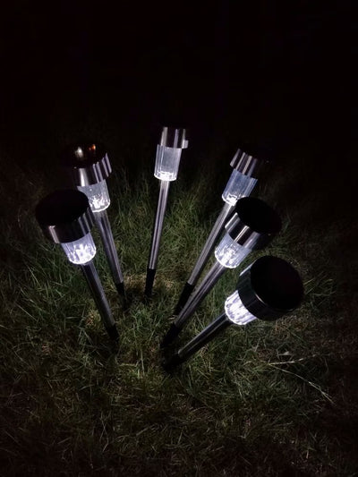 24Pcs 5W Tulip Shape Solar Powered LED Lamp