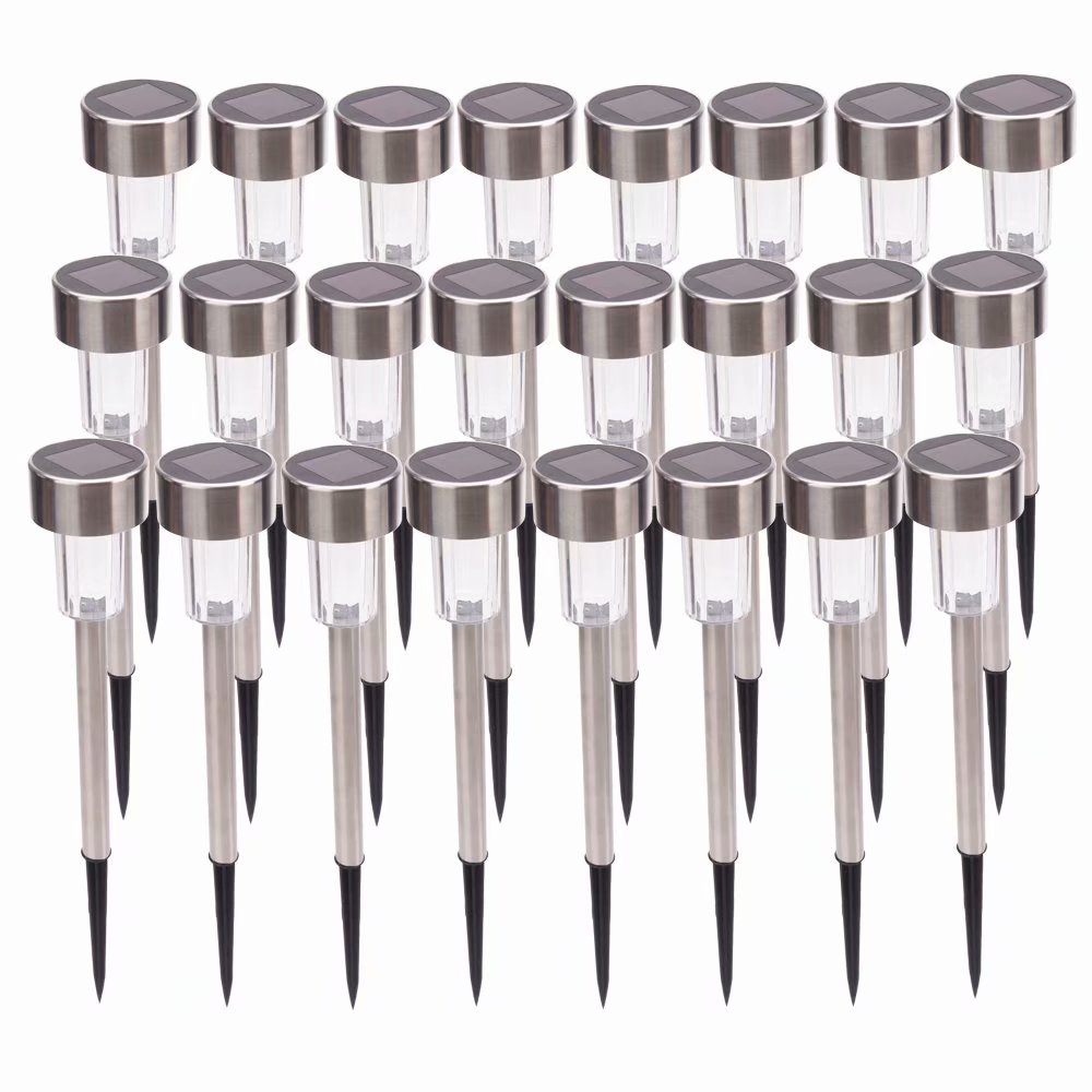 24Pcs 5W Tulip Shape Solar Powered LED Lamp